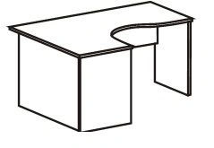 Administrator's desk "Style Plus" series