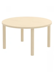 Round children's table 460 / natural wood