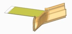 RMV rear catwalk trim with panel 529222-5107110