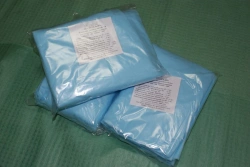 Bed linen set, made of nonwoven material, disposable sterile according to TU 9398-009-55694047-2012