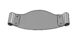 Flat metal dies with locking fixing device No. 1.301(1)