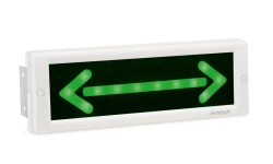 Fire alarm light siren KRISTALL-12-DIN2 D (double-sided)