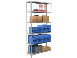 Metal shelving unit MS Standart 200/100x40/6