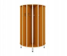 Floor cupboard for towels 10-seater round