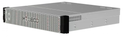 Dual-track, fault-tolerant, hot-swappable SAS/SATA disc array with power supplies and SAS expanders modules
