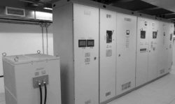 Self-excitation thyristor system of STS-KNFR-250-2100-2,5 type.