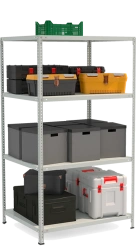 Metal shelf reinforced shelving unit model STF Shelf 1084-1.8