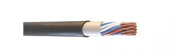 Flame retardant control cables, not spreading combustion, with insulation and sheathing made of polymer compositions, not contai