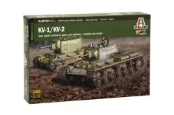 Assembled model Self-propelled anti-tank gun KV1-KV2