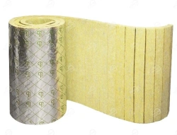 Mineral wool heat-, noise-insulating products ECOROLL lamellar mats.