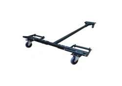Snowmobile undercarriage with ski width adjustment + fastener set