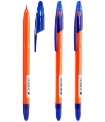 Ballpoint pen STAMM 555 blue 0.7mm oil based rod ORANGE