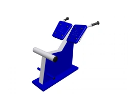 Stationary outdoor fitness equipment "Inclined Back Trainer! Romana 207.04.01