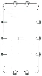 Goods, articles and parts of ship's appliances: rectangular ventilating water-gas-tight covers