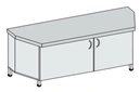 Laboratory end table and cabinet STF-6
