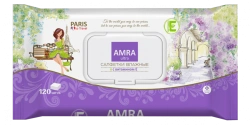 AMRA travel Refreshing wet wipes, PARIS 1/120/6