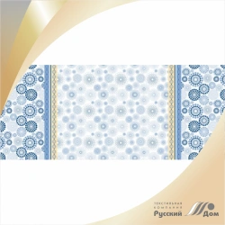 Ready-made cotton waffle printed towelling fabric article 13c76. 13?76