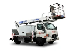 Automatic hydraulic lift AGP-20T compact HYUNDAI-78 19M 80/250/300KG 13.5M