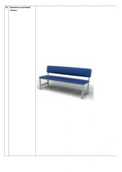 Banquette with backrest "City"