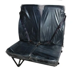 Car shift passenger seat KShSH-6840410 (with tilt angle adjustment) 2-seater with 3-point safety belt