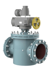 Gas regulating valve (RK) gas EK-201 Du-200 Ru 1,6MPa