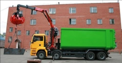 Special tipper body with fixed sides with manipulator BCM-198.2 (V=33m3)