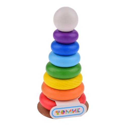 Rainbow Stacking Toy with 8 Pieces, Art. 204