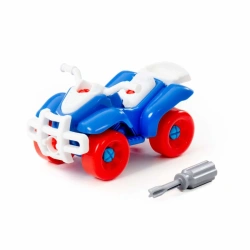 Constructor-transport "Quadrocycle" (24 elements) (in a packet), Item No. 87904.
