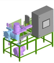 High vacuum furnace with microprocessor control T-2,5.4.E-11TS-N