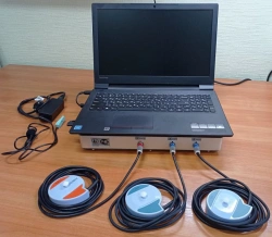 Fetal monitor: automated cardiotocograph "Unikos-03" with accessories portable