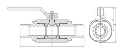 Welding ball valve ?? DN 6-1400 PN 1,6-25 MPa