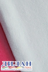 Mixed knitted fabric (80% cotton, 20% polyester), bleached, terry