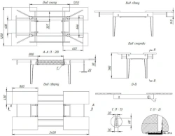 Wood dining table (CO 4)