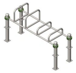 Apparatus AKS-710 Large Circle Bars with push-up rests