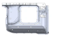 Front panel right A9606250507