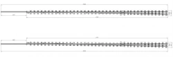Frame rail with shackle of P65 type 1/18 (project 2870.01.000/-01; 2870.02.000/-01)