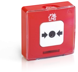 Addressable manual electrical contact fire detector with built-in short-circuit isolator IPR 513-12IKZ-A-R3