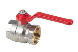 Nickel-plated ball valve Dist, series "Expert" DN25 1" BP-BP, H113Ps