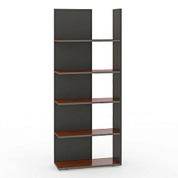 G01 Shelf 5 shelves from the set of furniture for office ''Strategy'', available in 2 textures: N.Milano and Grey.