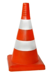 KS-2.8.1 520 mm signal cone, elastic with 2 white s/o stripes 50 mm each