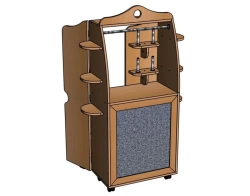 Theatre Shelving Unit "Karabas-Barabas" / SZh137