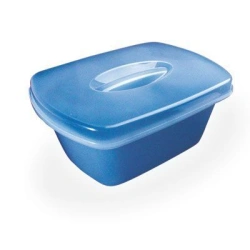 Polymeric containers with perforated tray and lid for pre-sterilisation cleaning, chemical disinfection and sterilisation.