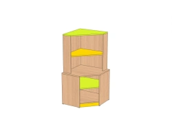 Wall-mounted play cabinet IT-U