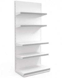 Metal commercial shelving unit