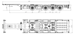 Semi-trailer, SOTRANS WALLAROO STEEL MZSSK4 SK4-1 version 02 with painted frame