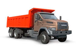 Dump truck Ural 73945-01 (Possible equipment: gearbox ZF 9S1515; clutches: ZF, Hammer; neutraliser: dinex)