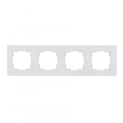 "AKSIOMA" Four-seater frame in white colour