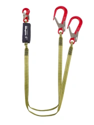 Double non-adjustable strap sling with shock absorber "aA22 intrinsically safe", article number vnt aA22 Enrg