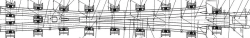 Cross-arm of P65 type of mark 1/9 (project MSZ.8418.03.000)