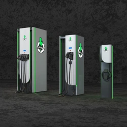 Electric vehicle charging station, model E-PROM 44